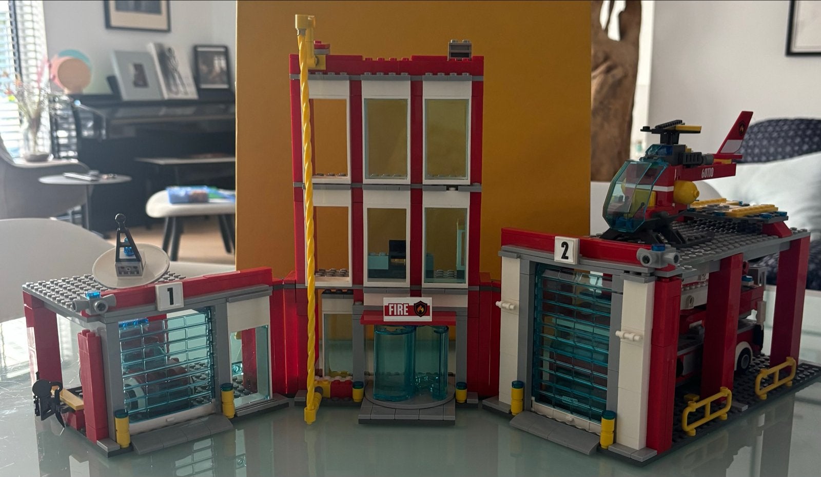 LEGO City Brandweerkazerne 60110, Lego, Ophalen of Verzenden, Compleet, Complete set