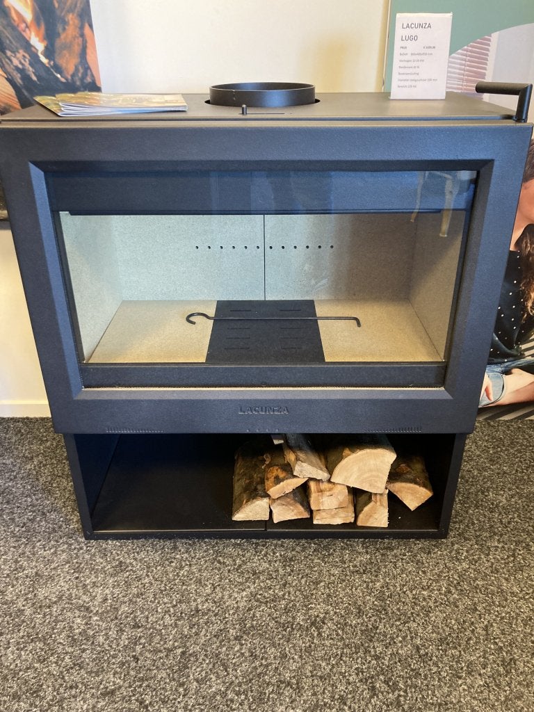 -10 % Lacunza LUGO houtkachel 12 - 20 KW  VOORRAAD leverbaar, Huis en Inrichting, Kachels, Niet ingevuld, Niet ingevuld, Vrijstaand