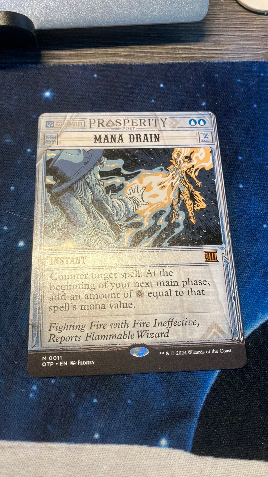 Mana Drain, Hobby en Vrije tijd, Verzamelkaartspellen | Magic the Gathering, Ophalen of Verzenden, Zo goed als nieuw