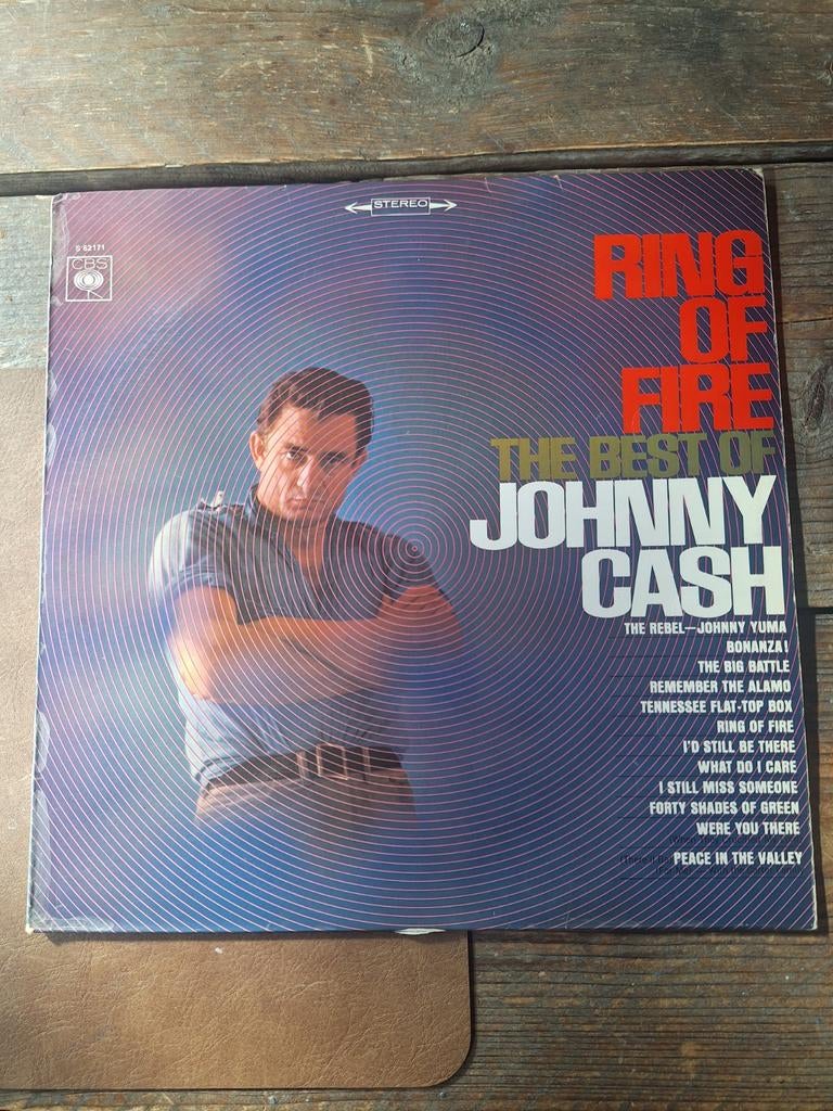 Johnny Cash - Ring of Fire: The Best Of (LP, 1963), Ophalen of Verzenden, Gebruikt, 12 inch, Overige genres