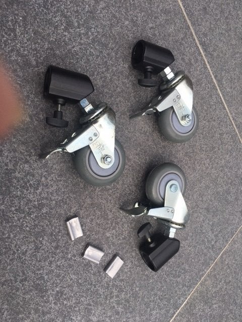 Te Koop 12 geremde Statief Wielen, Ophalen of Verzenden, Nieuw, Overige typen, Overige merken