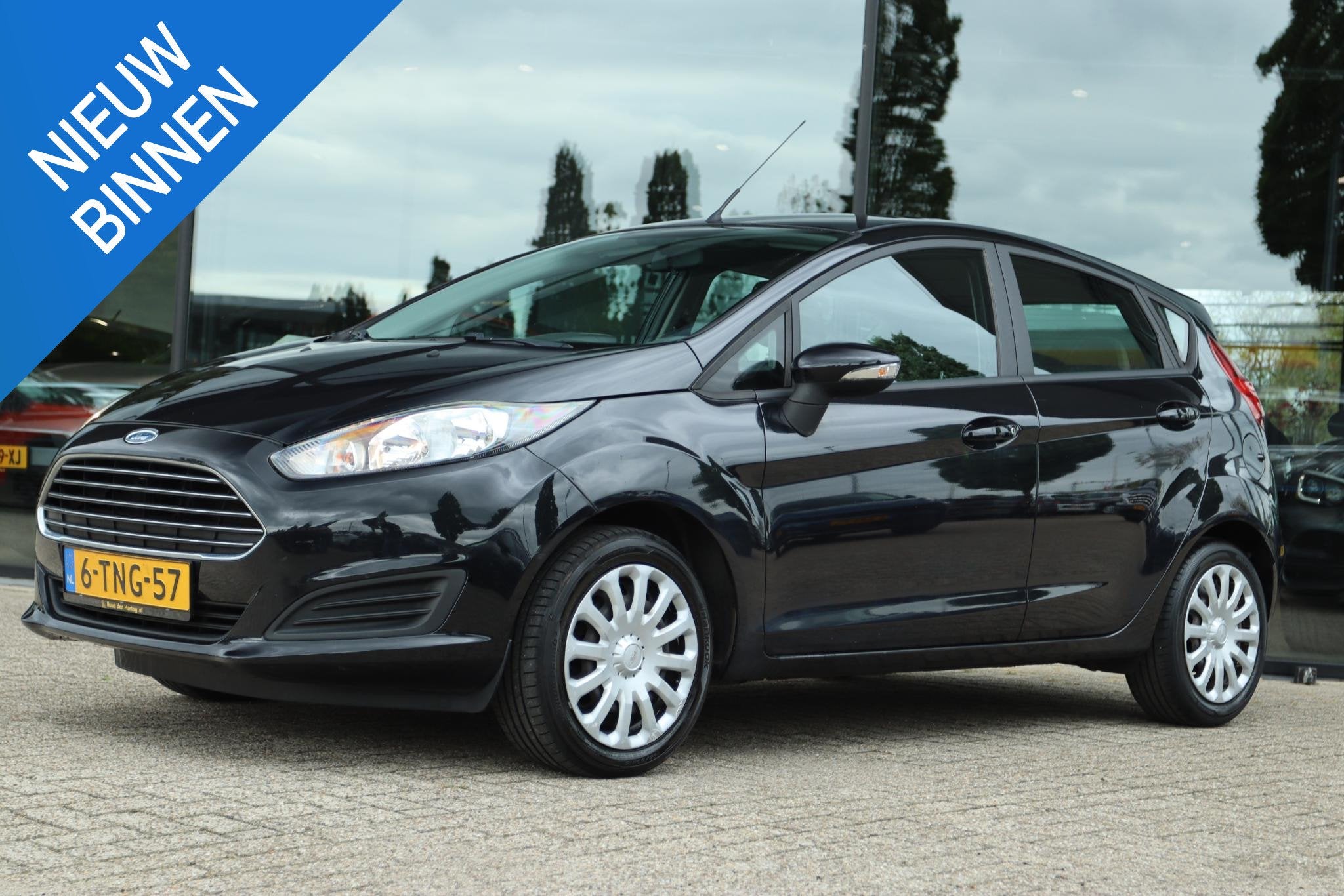 FORD FIESTA 1.0 STYLE | AIRCO | NAVI | BLUETOOTH | NAP, Auto's, Stof, 525 kg, Origineel Nederlands, Bedrijf