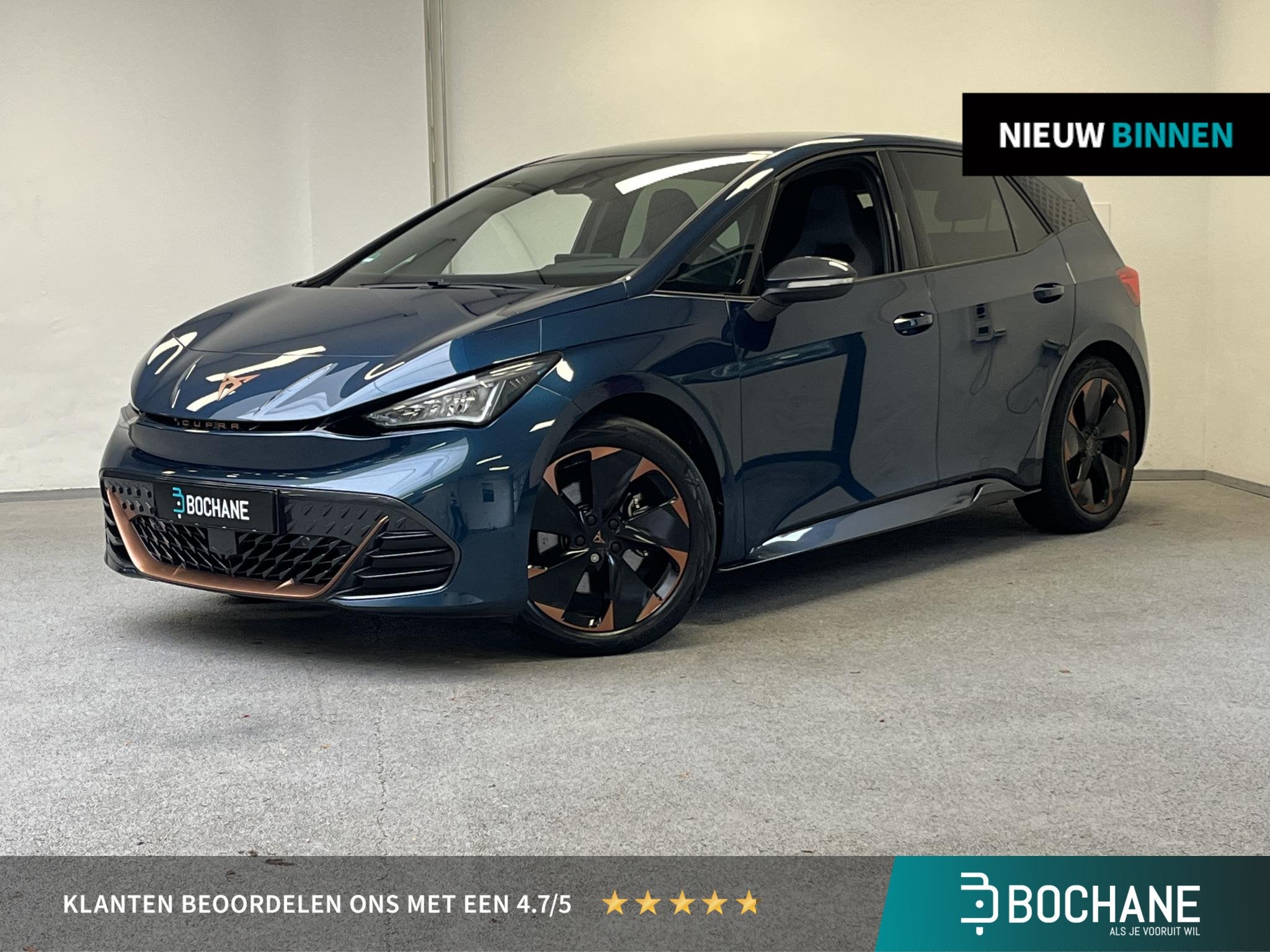 CUPRA Born Performance One 62 kWh | 92% SOH |, Auto's, Achterwielaandrijving, Gebruikt, Zwart, Alcantara