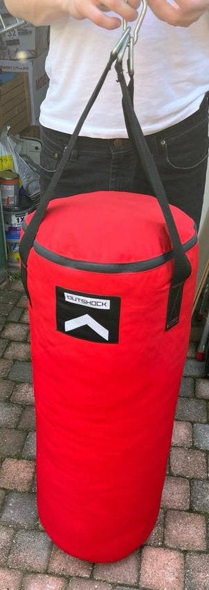 Outshock Bokszak 14 kg - Ideaal voor beginners, Ophalen, Zo goed als nieuw, Bokszak