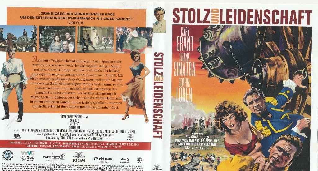 Stolz und leidenschaft blu ray ( duits - engels ), Ophalen of Verzenden, Zo goed als nieuw, Overige genres