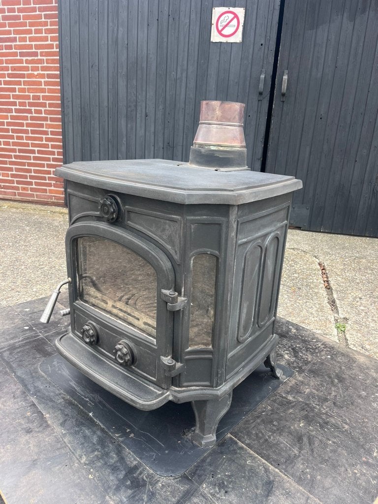 Houtkachel, gietijzer, BESTFIRES, gesloten, nette staat!, Huis en Inrichting, Kachels, Ophalen, Gebruikt, Hout, Houtkachel