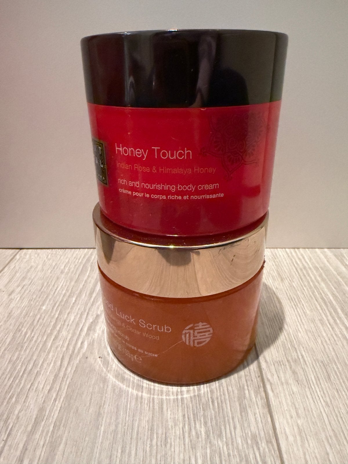 Rituals Honey Touch Body Cream & Good Luck Scrub Set, Ophalen, Nieuw, Bodylotion, Crème of Olie