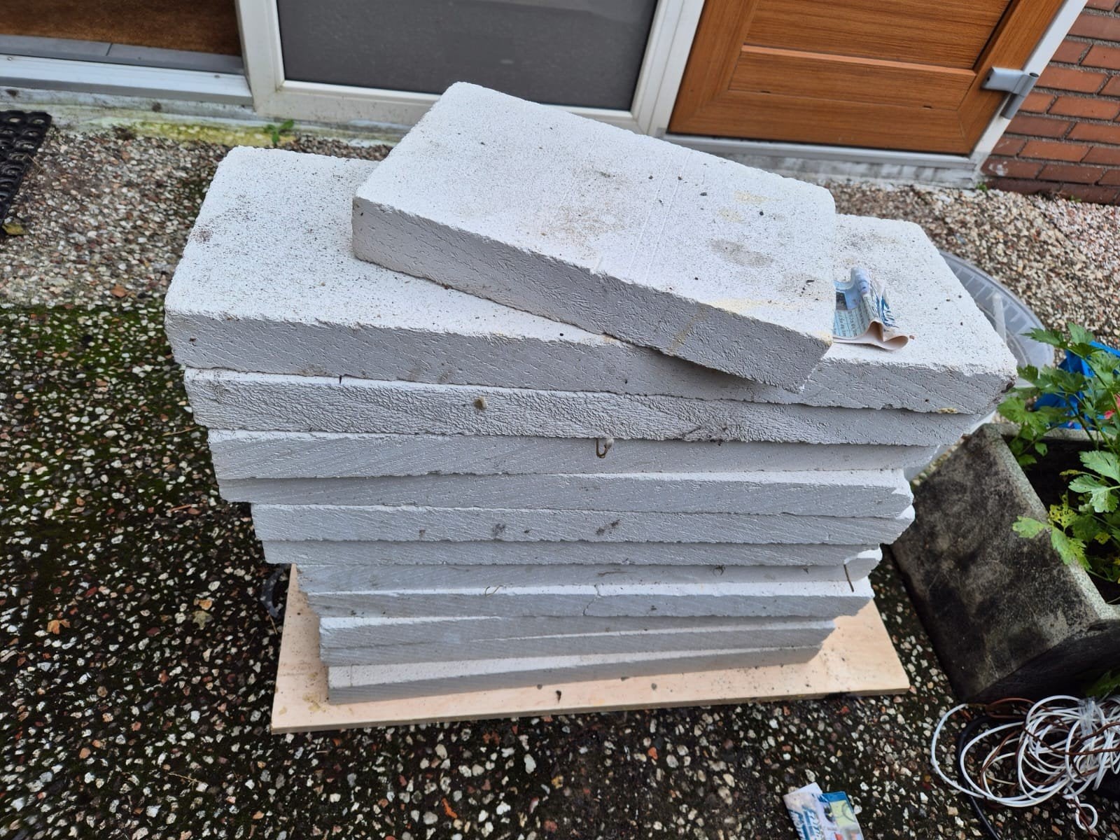 Gipsblokken nieuw, Doe-het-zelf en Verbouw, Ophalen, Nieuw, Bakstenen