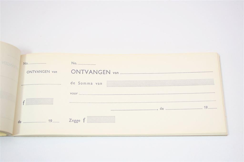 100 Kwitanties – Geperforeerd Expres Met Souche [Vintage], Boeken, Ophalen of Verzenden, Gelezen
