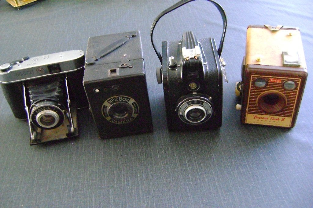 oude camera,s hierbij verkoop ik mijn verzameling cameras, Ophalen of Verzenden, Gebruikt, Compact, Overige Merken