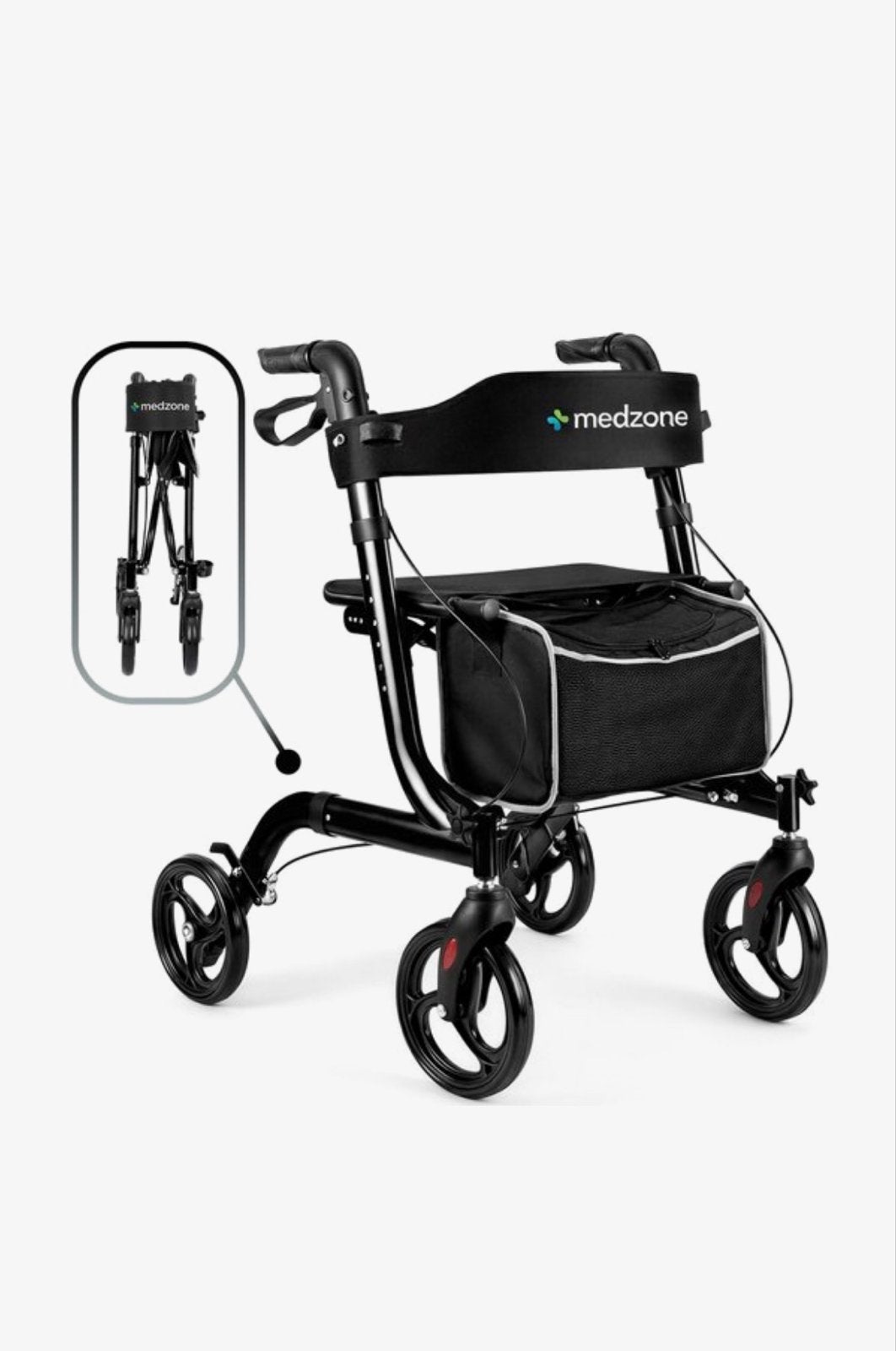 Rollator Mezone Nieuw! Bon aanwezig, Diversen, Rollators, Ophalen, Opvouwbaar, Nieuw