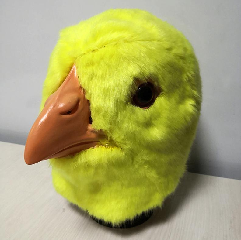 Kuiken Masker Kip Halloween Carnaval Dier Furry, Verzenden, Nieuw, Feestartikel, Overige