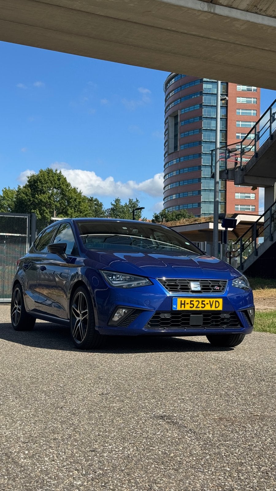 Seat Ibiza FR 1.0 Ecotsi 95pk 2020 Blauw, Auto's, Voorwielaandrijving, 40 €/maand, 95 pk, Blauw