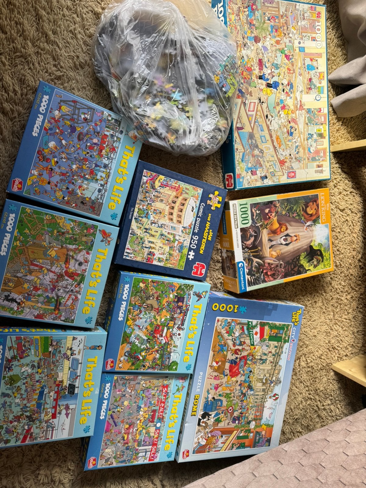 Puzzels, Ophalen, Zo goed als nieuw