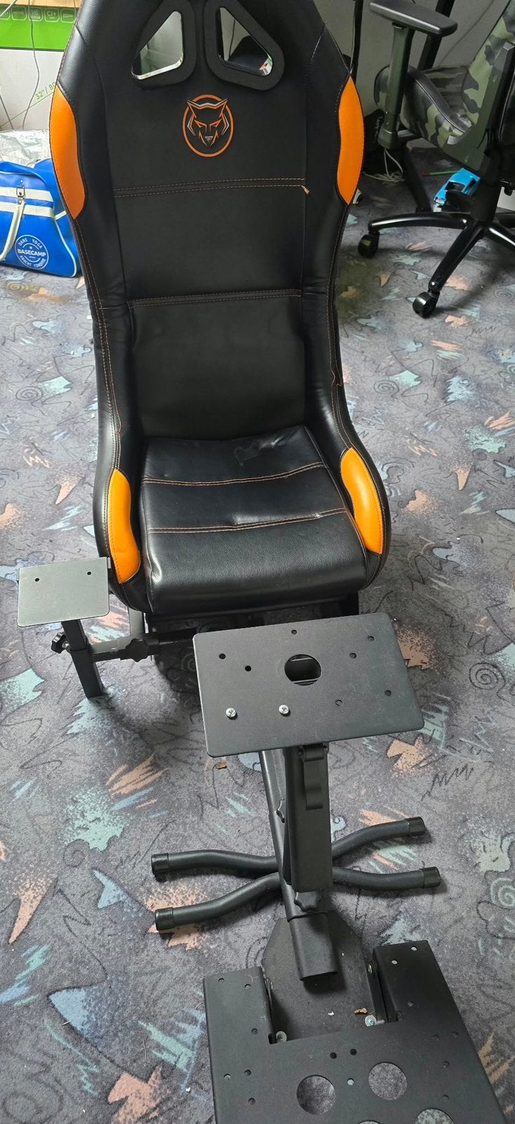Gaming stoel / simulator stoel met frame, Ophalen, Gebruikt