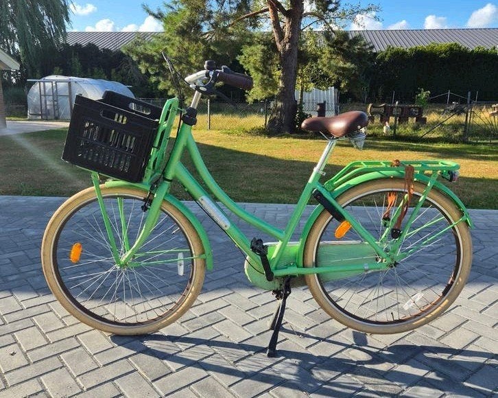 Altec Vintage Transportfiets Dames 28 inch met krat, Terugtraprem, 47 tot 50 cm, Versnellingen, Zo goed als nieuw