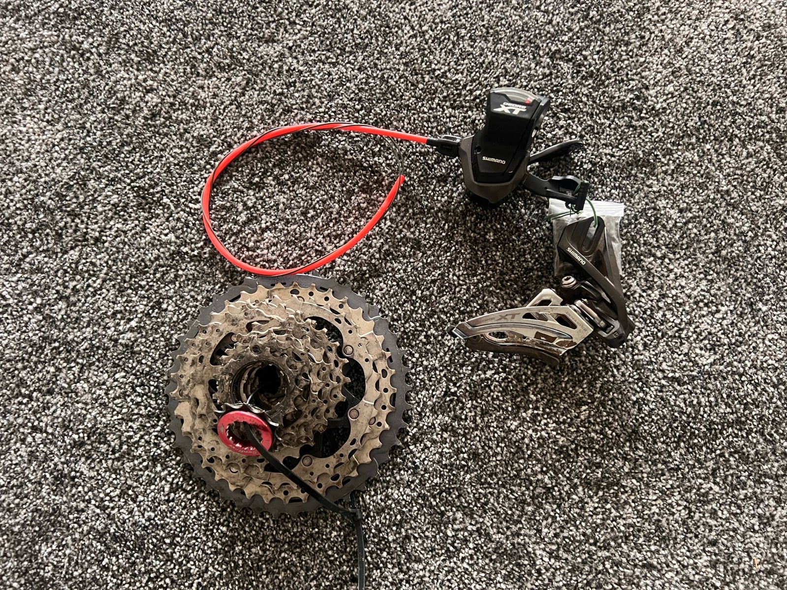 Shimano XT onderdelen, Fietsen en Brommers, Gebruikt, Ophalen of Verzenden, Carbon, .