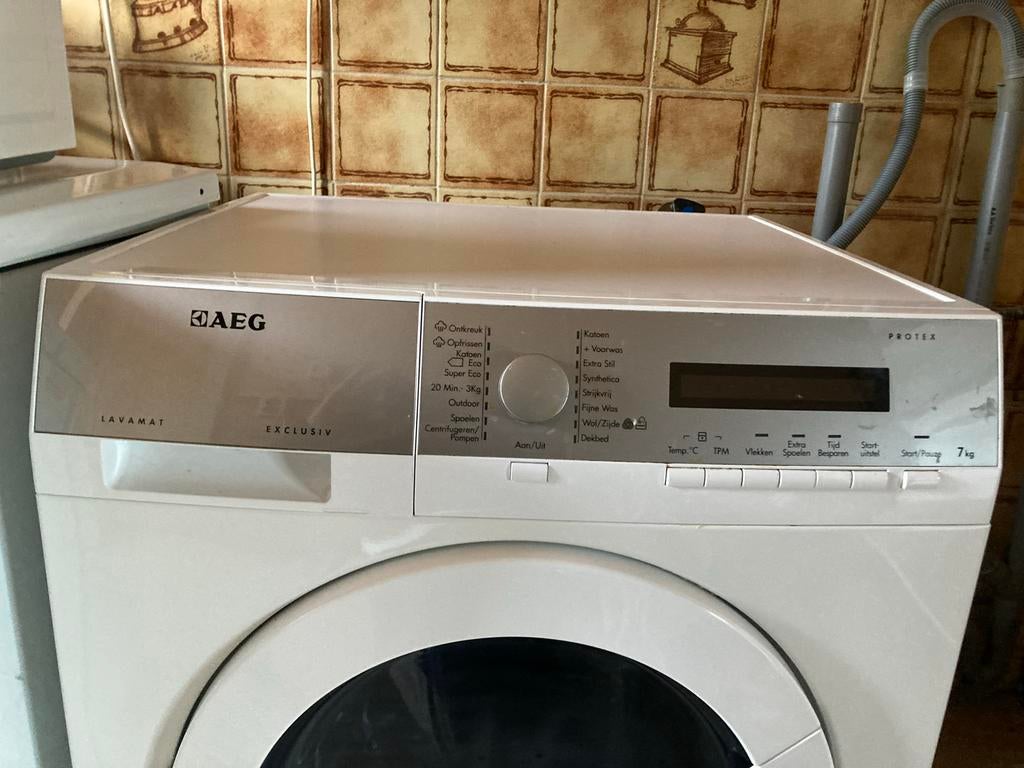 AEG Lavamat Exclusiv Wasmachine 7kg, Ophalen, 6 tot 8 kg, Voorlader, Kort programma