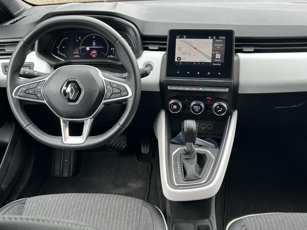 Renault Clio 1.6 E-Tech Hybrid 145 Techno | Navigatie | Came, Auto's, Renault, Gebruikt, Met garantie (alle), Leder en Stof, Parkeersensor