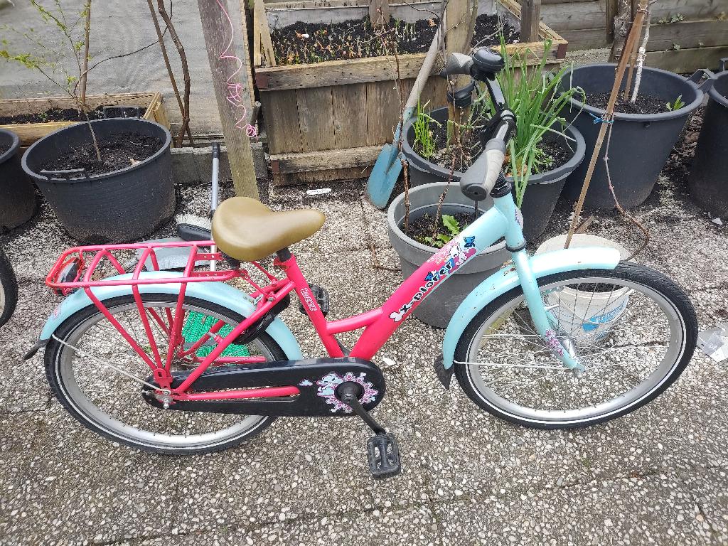22 inch LOEKIE meisjes fiets, Fietsen en Brommers, Ophalen, Gebruikt, 22 inch