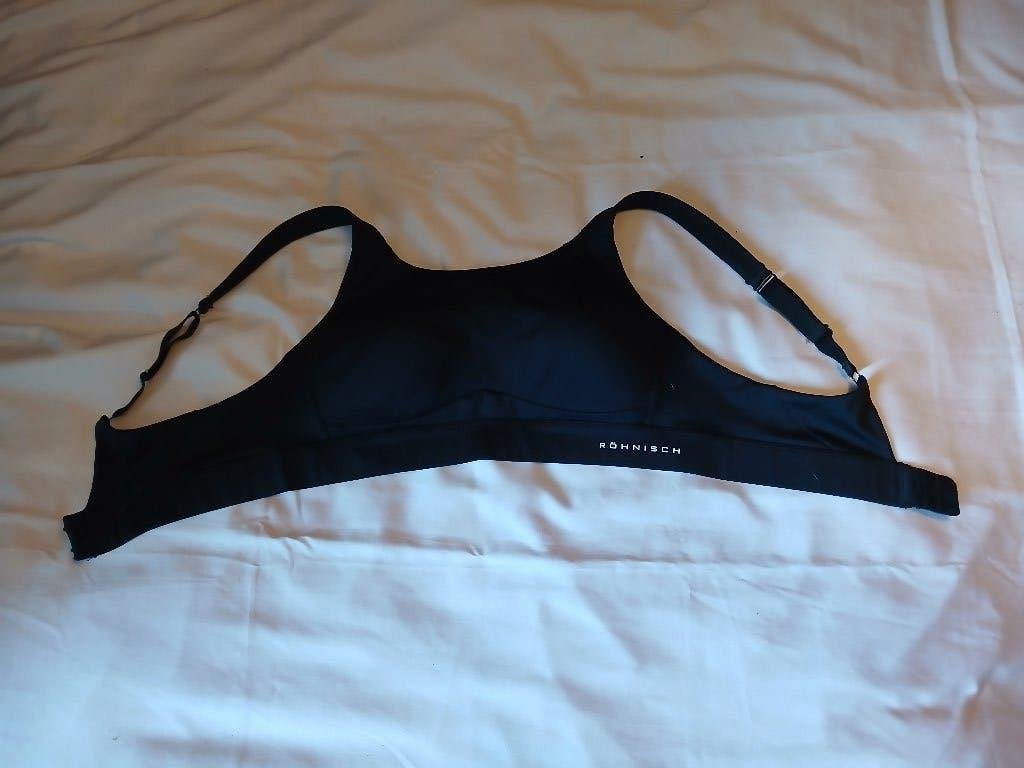 zwarte sport BH van Rohnisch uit Zweden met maat XL, Rohnisch, Zwart, Maat 46/48 (XL) of groter, Ophalen of Verzenden