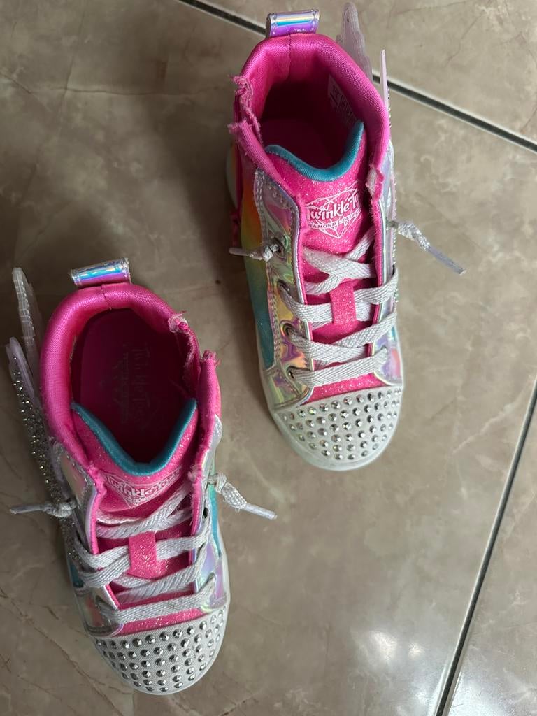 Meisjes skechers maat 26 met lichtjes heel stoer, Ophalen of Verzenden