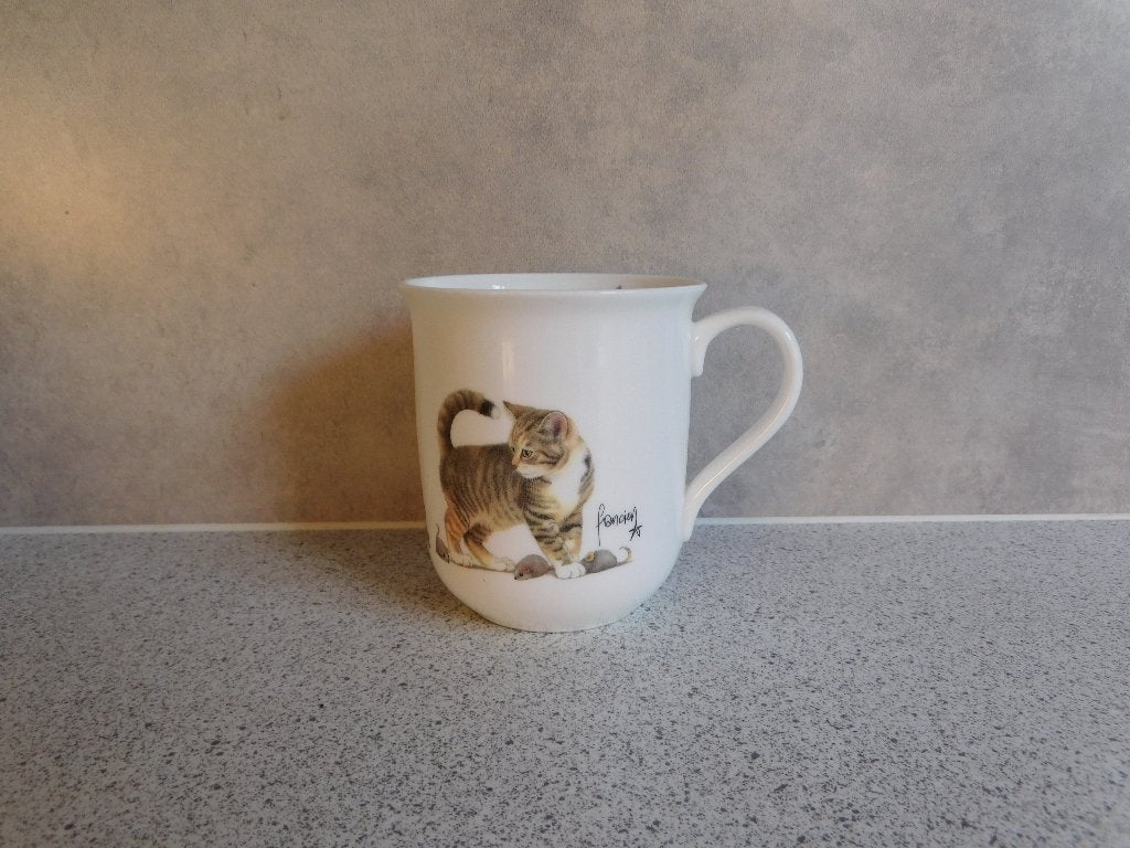 Mok 250 ml. Fine Bone China Miepje Francien van Westering, Overige merken, Zo goed als nieuw, Overige stijlen, Porselein