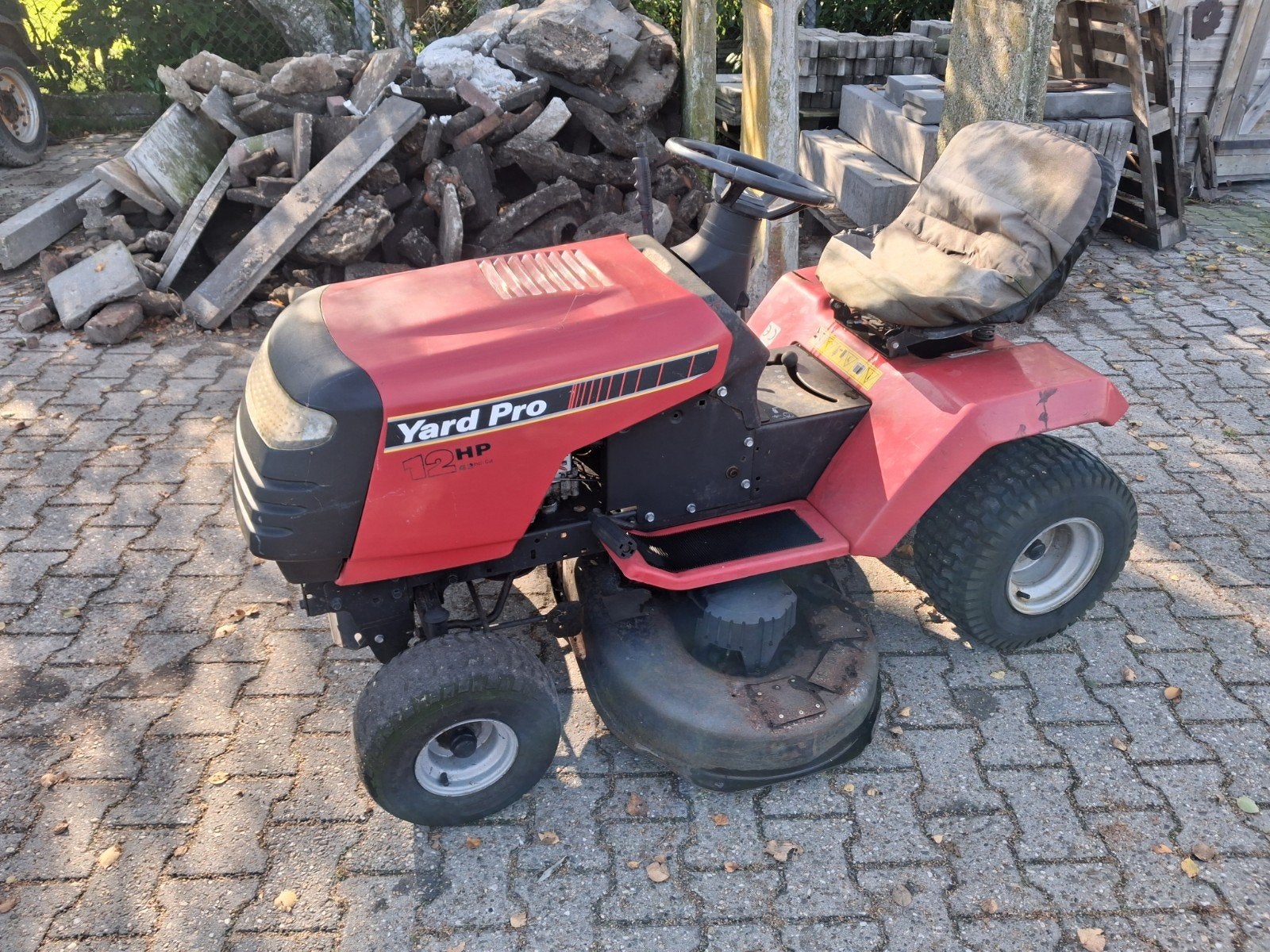 schuurvondst zitmaaier, Tuin en Terras, Ophalen, Gebruikt