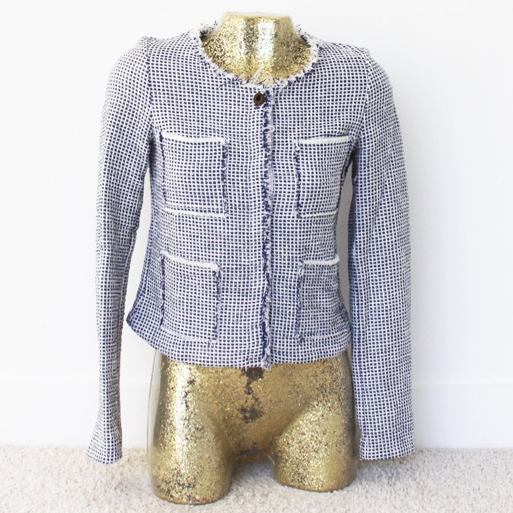 Blue Denim Lodge Jasje (Maat 1/XS) - 62 € 25,-, Overige kleuren, Ophalen of Verzenden, Zo goed als nieuw, Jasje