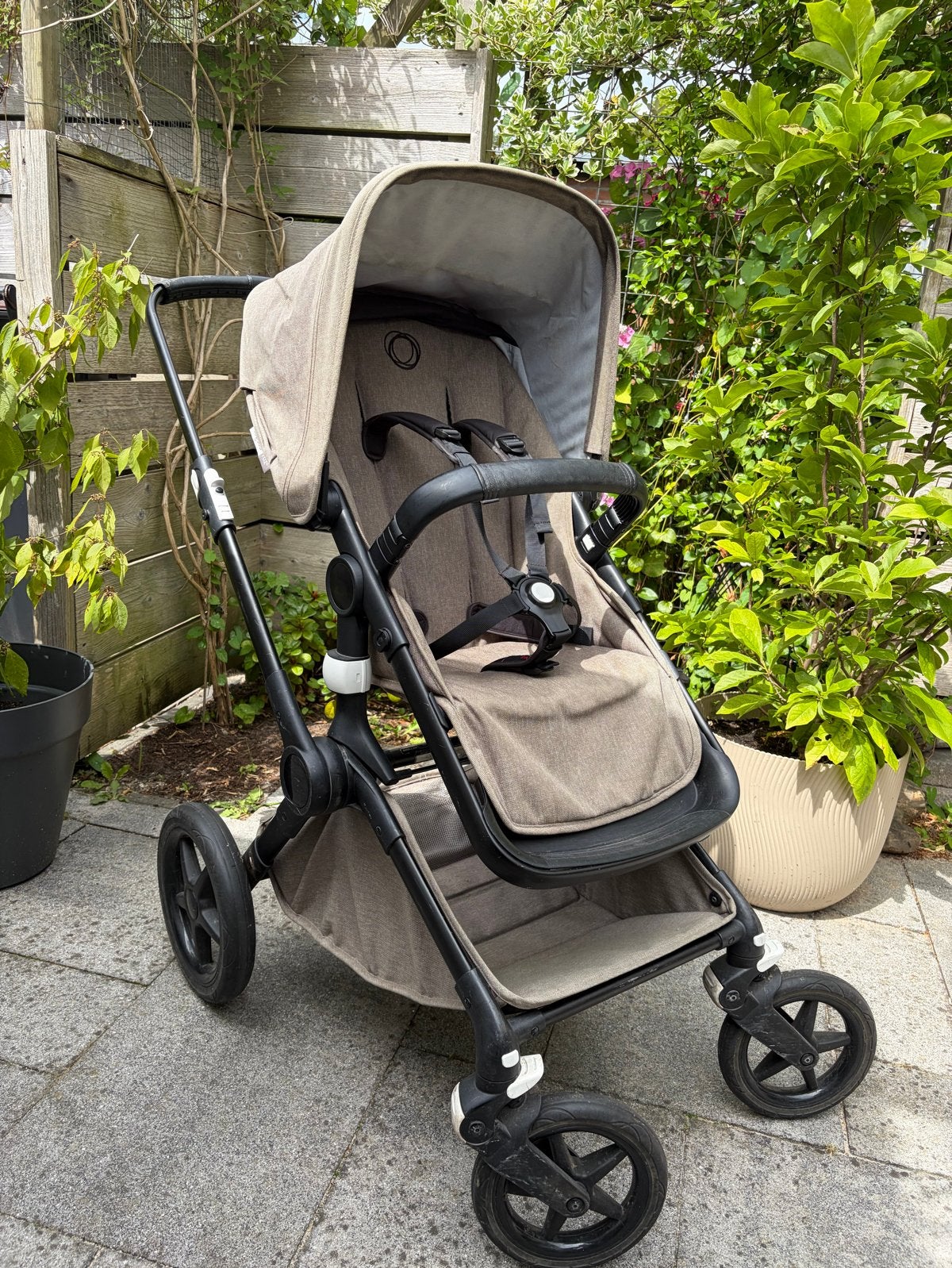 Bugaboo Fox 2 Combiwagen Mineral Taupe, Kinderen en Baby's, Kinderwagens en Combinaties, Ophalen, Gebruikt, Bugaboo, Combiwagen