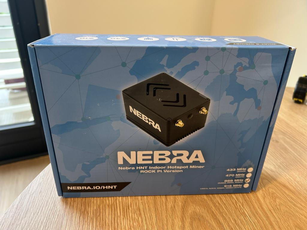 Nebra Helium HNT Indoor Hotspot Miner ROCK Pi 868MHz (EU/UK), Computers en Software, Ophalen of Verzenden, Nieuw