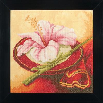 Borduurpakket Flowers from the orient pn0008086  35007, Hobby en Vrije tijd, Borduren en Borduurmachines, Nieuw, Borduurpakket