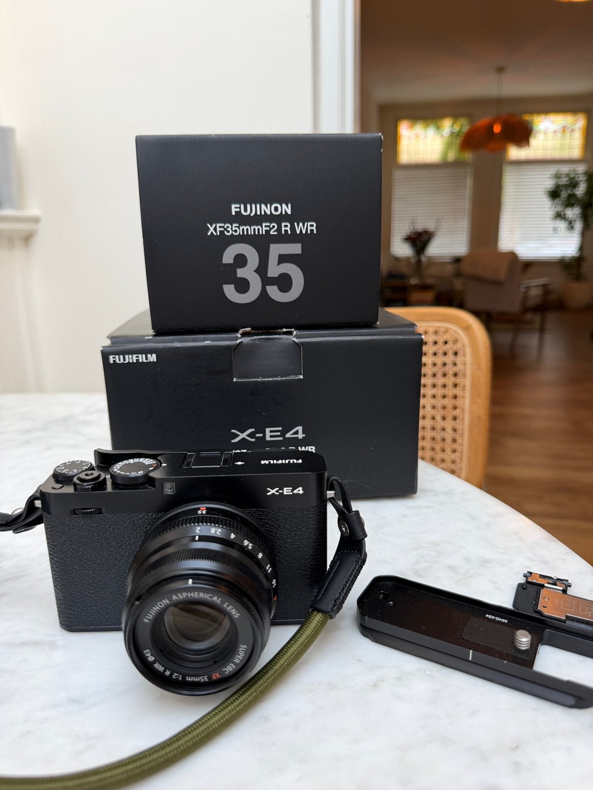 Fuji X-E4 met XF 35mm f/2.0 lens, Ophalen of Verzenden, Zo goed als nieuw, Fujifilm, WiFi