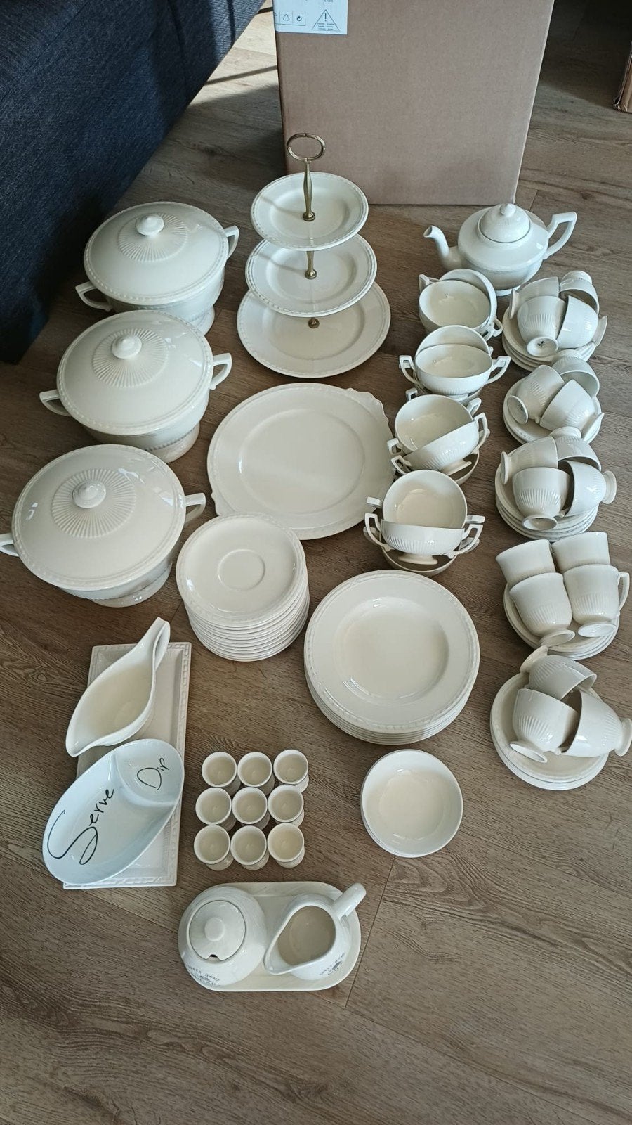 Recamier servies - Compleet servies, Huis en Inrichting, Ophalen, Zo goed als nieuw, Porselein, Overige stijlen