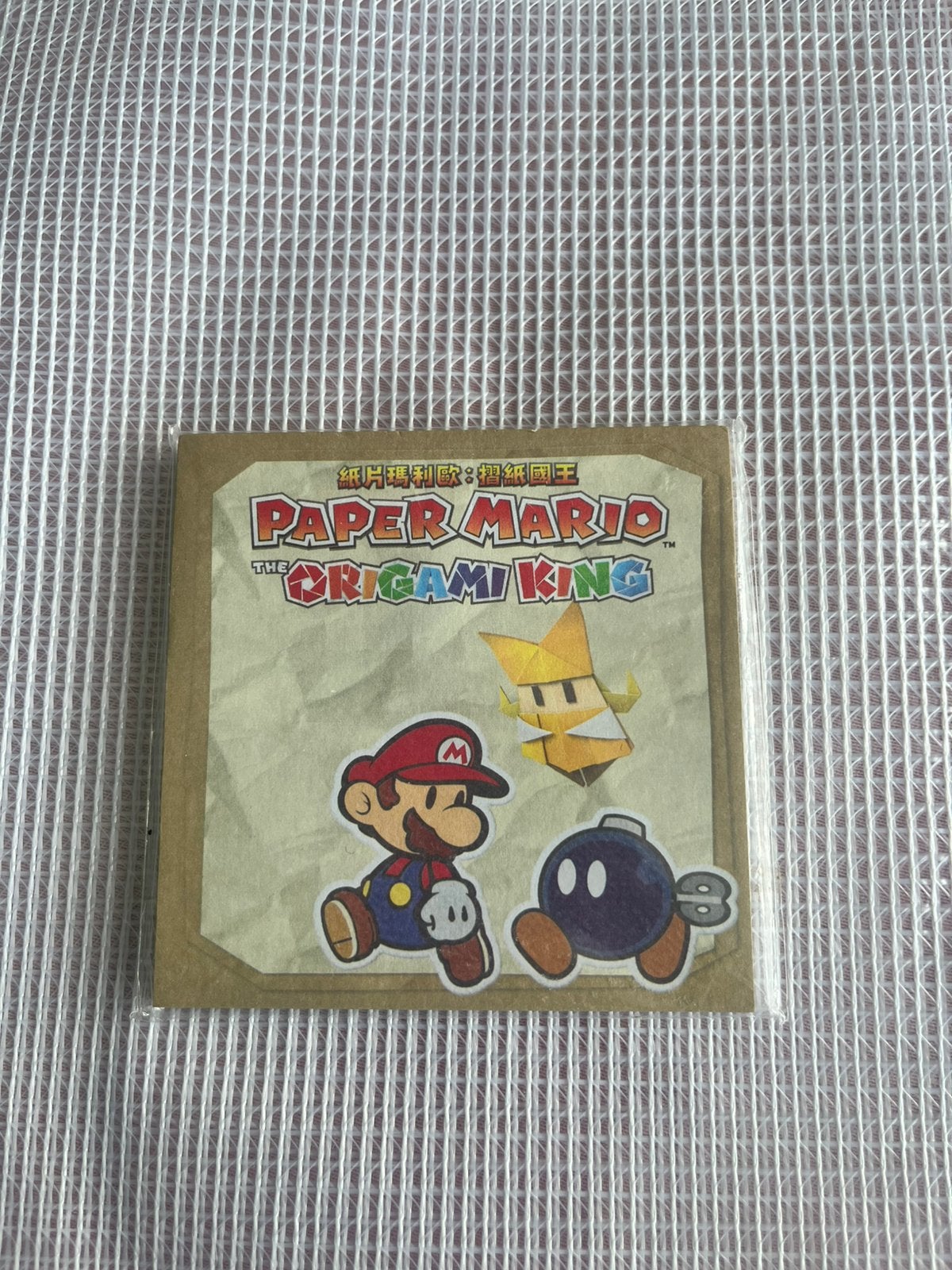 Paper Mario Origami King notitie blok Asia exclusive, 1 speler, Ophalen of Verzenden, Zo goed als nieuw, Vanaf 7 jaar