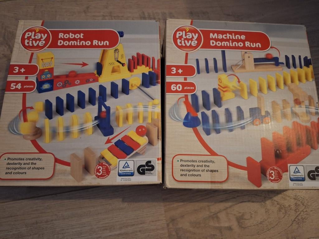 Playtive Domino Run: Robot & Machine Set (2 sets), Ophalen, Gebruikt, Jongen of Meisje