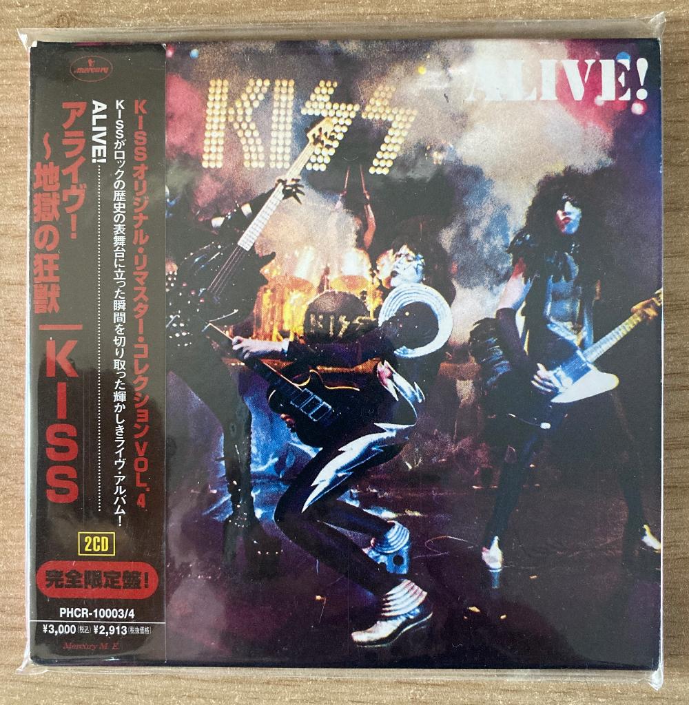 KISS - Alive! - 2CD - 1997 - Japan Papersleeve 1th press, Ophalen of Verzenden, Zo goed als nieuw
