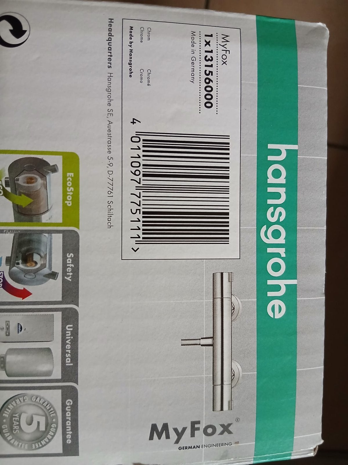 grohe termostaat kraan, Ophalen of Verzenden, Zo goed als nieuw, Kraan