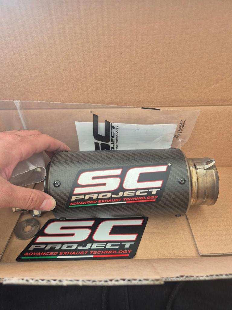 SC-Project CR-T Carbon Fibre Slip-On Uitlaat 60mm, Ophalen