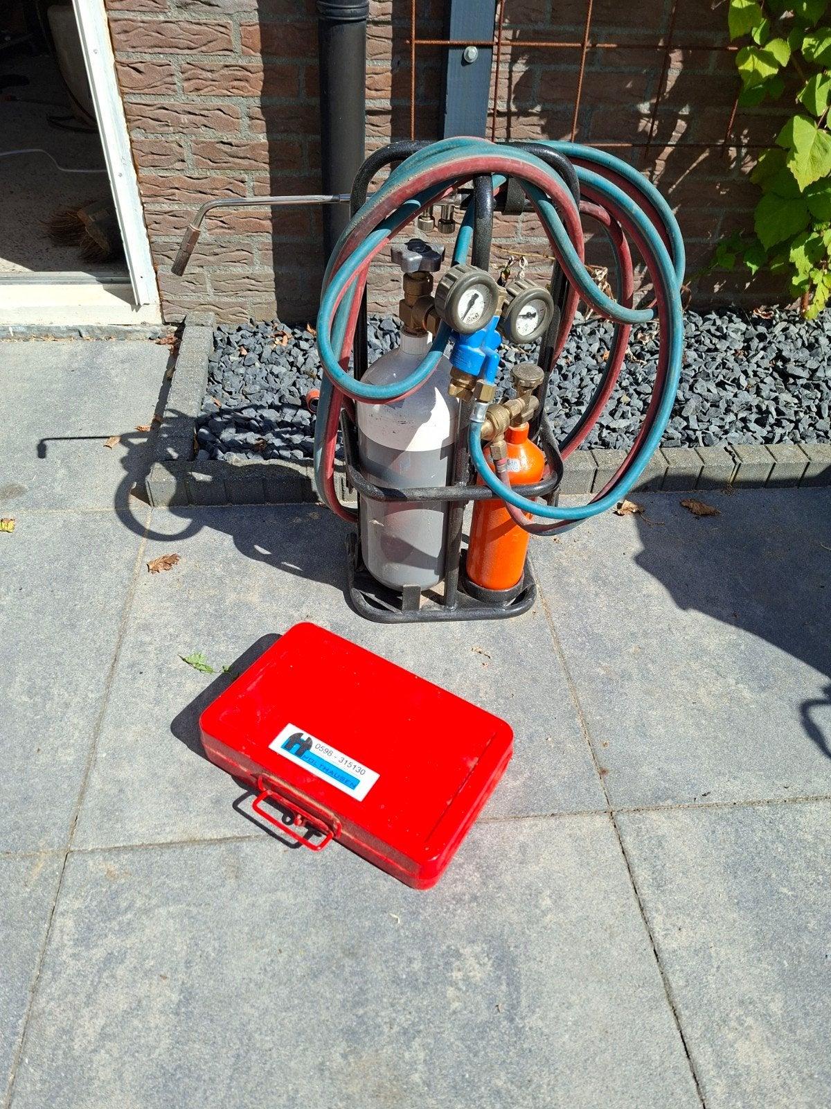 Complete Autogeen Las- en Snijset, Ophalen, Gebruikt, Minder dan 150 ampère, Overige typen