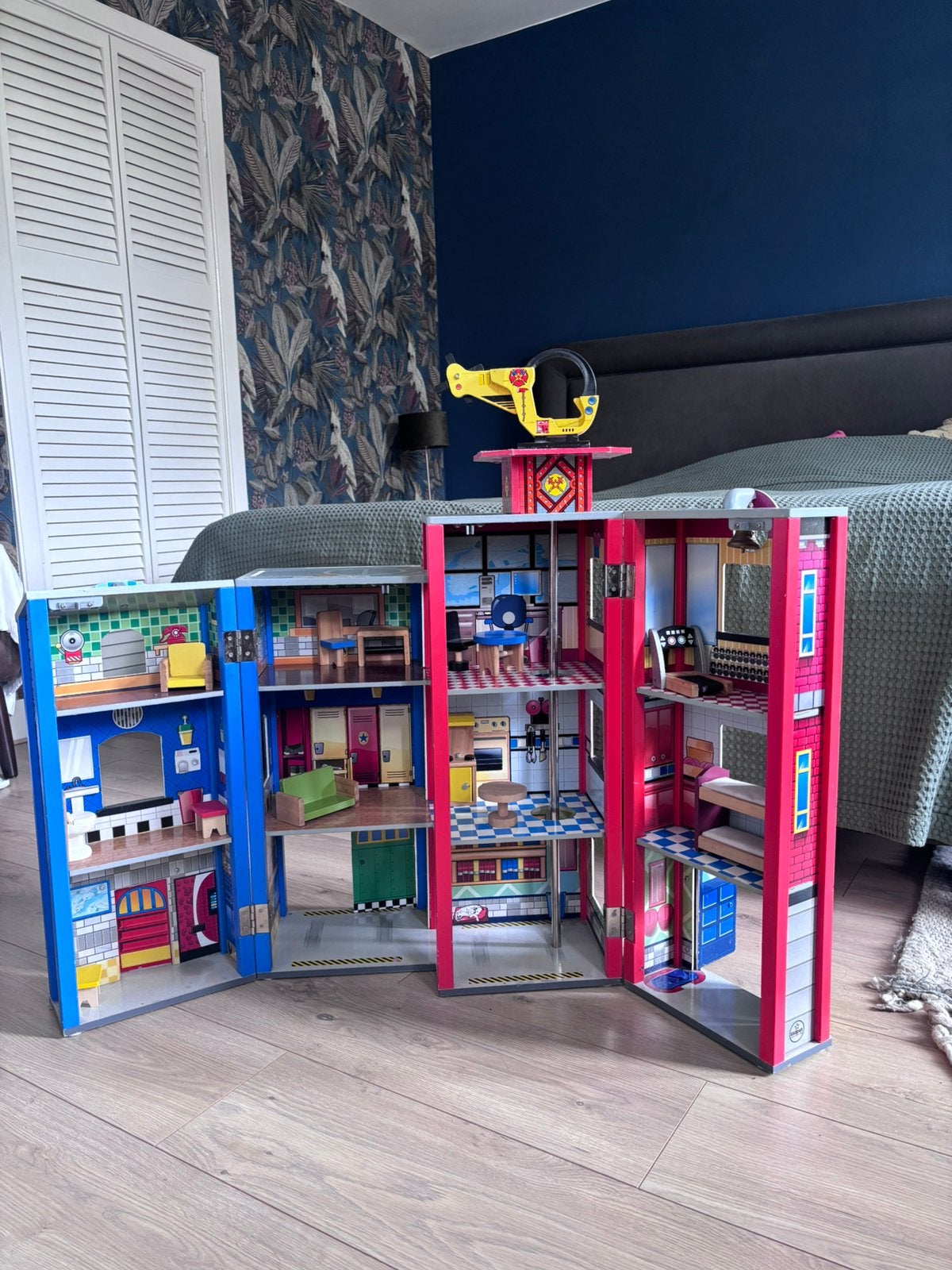 Leuke houten brandweerkazerne/politiehuis van Kidkraft, Ophalen of Verzenden