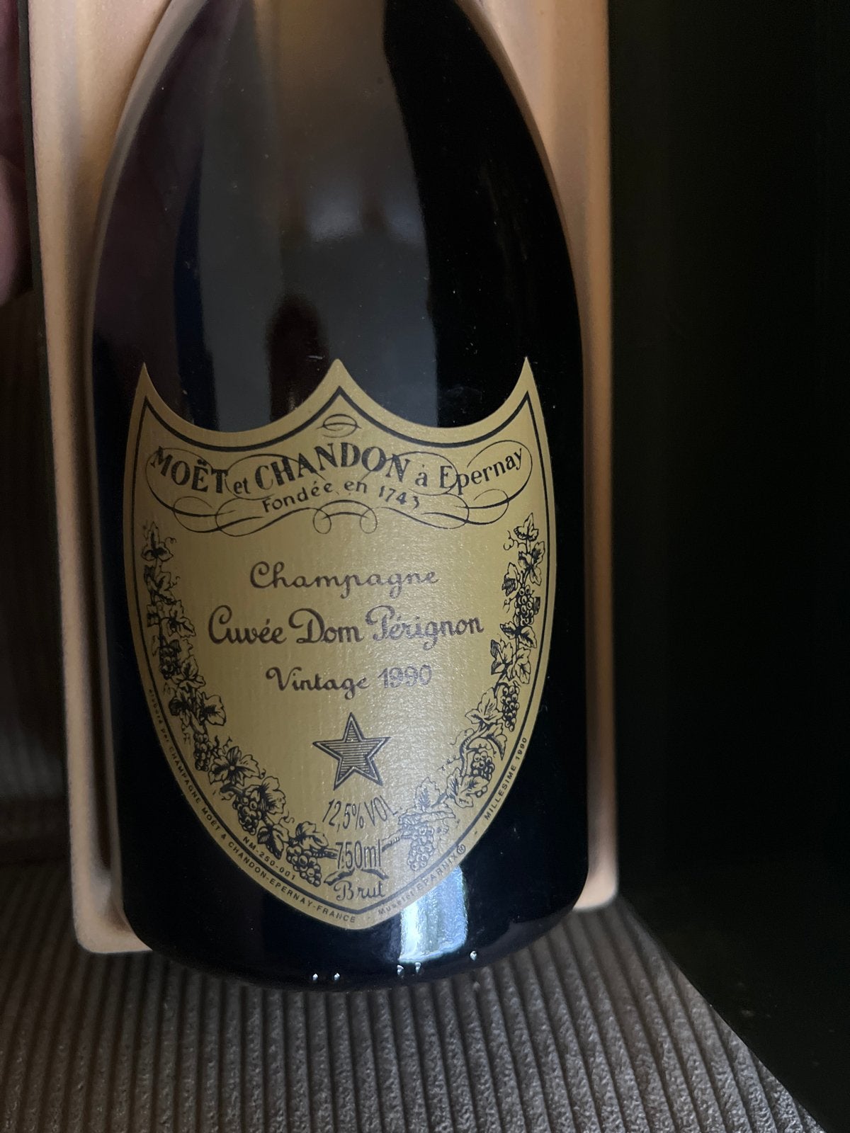 Dom Pérignon Vintage 1990 Champagne - Exclusieve Fles, Ophalen, Zo goed als nieuw, Frankrijk, Champagne