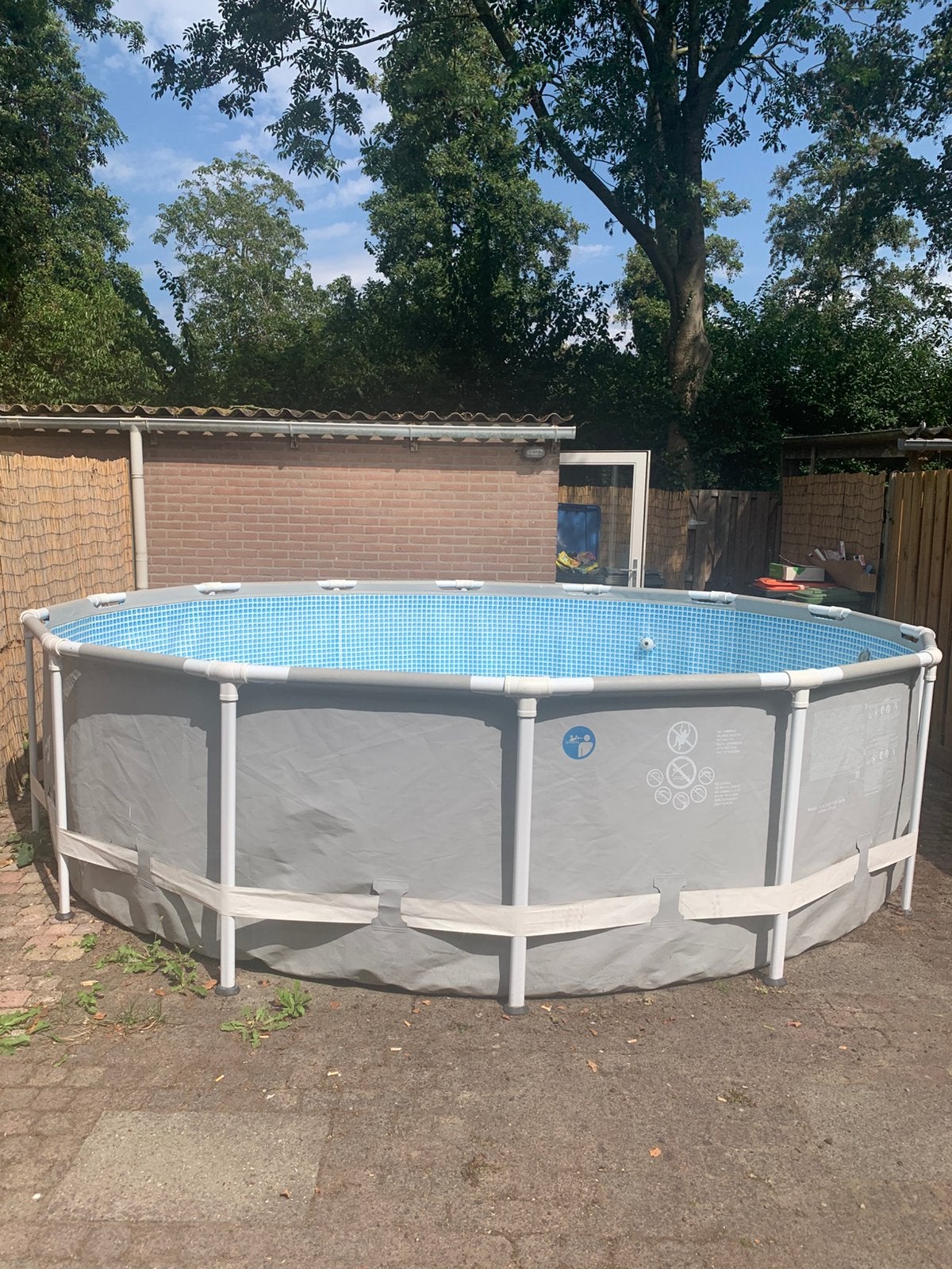 Zwembad 427x107, Tuin en Terras, Zwembaden, Ophalen, 80 tot 120 cm, Rond, 300 cm of meer