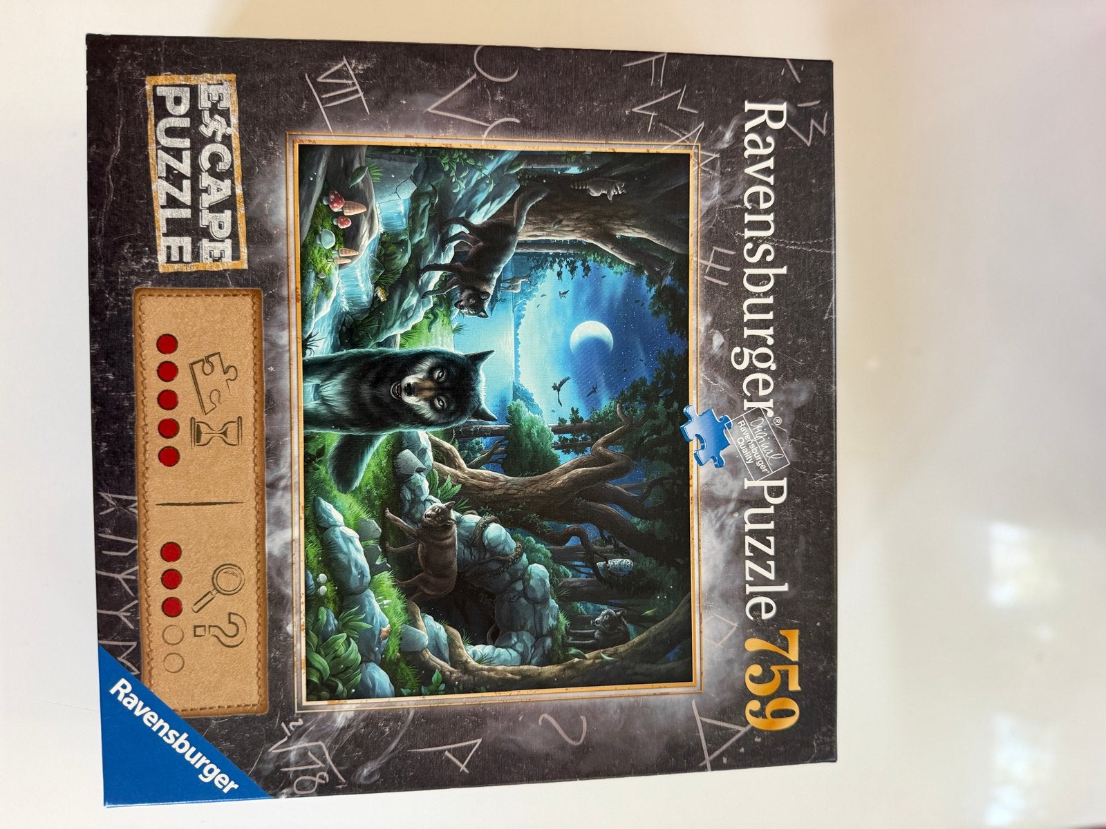 Ravensburger Escape Puzzle 759 stukjes, Ophalen of Verzenden, 500 t/m 1500 stukjes, Zo goed als nieuw, Legpuzzel