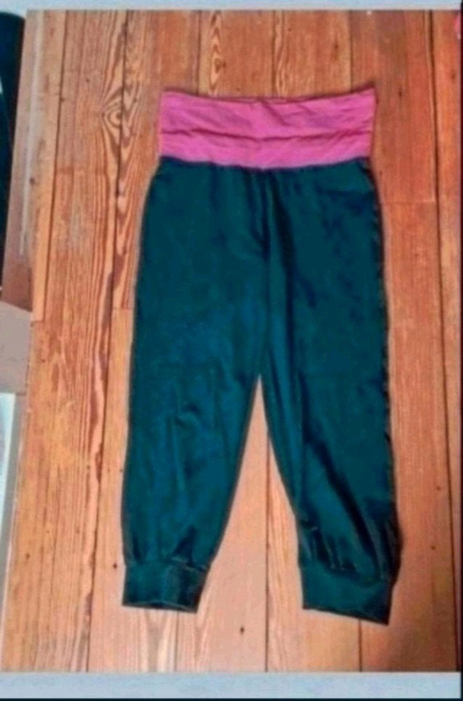 Dutchy broek maat S, Kleding | Dames, Broeken en Pantalons, Zwart, Ophalen of Verzenden, Zo goed als nieuw, Driekwart