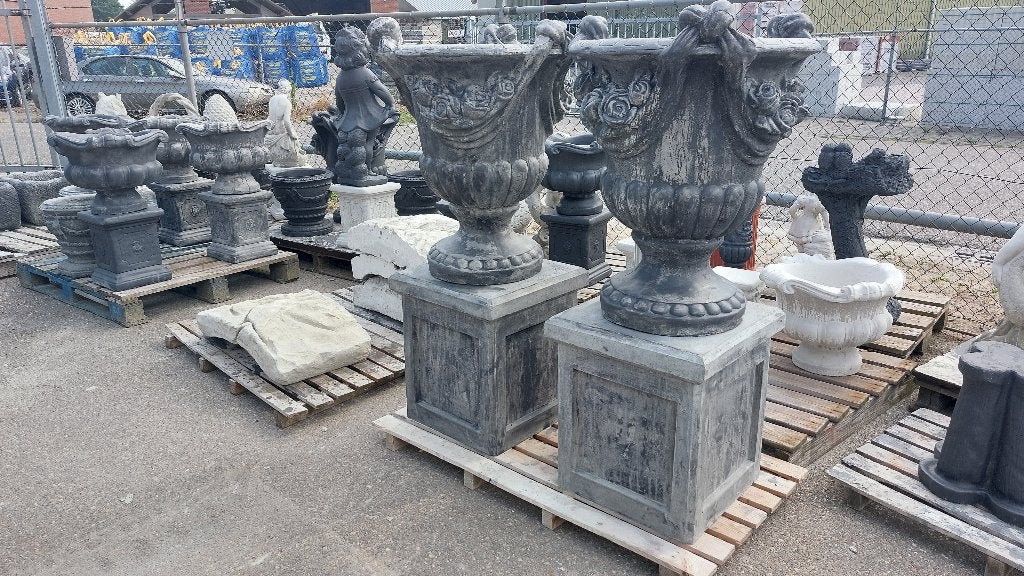 tuinbeelden / betonnen bloembakken, Tuin en Terras, Bloembakken en Plantenbakken, Ophalen, Nieuw, Rond, Tuin