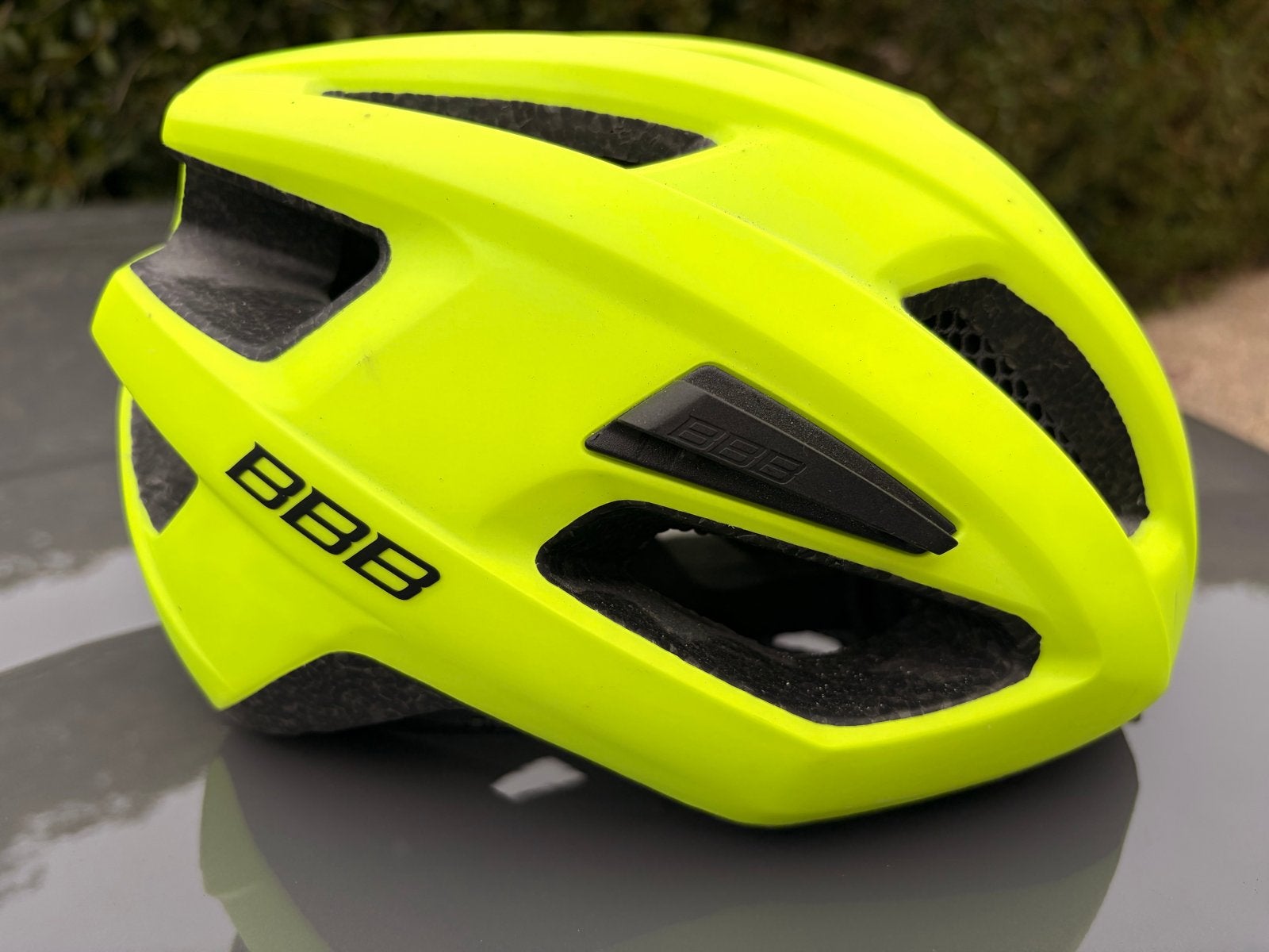 BBB KITE Fietshelm - Maat M (52-58 cm) - Neon Geel, Fietsen en Brommers, Fietsaccessoires | Fietshelmen, Gebruikt, Heer of Dame
