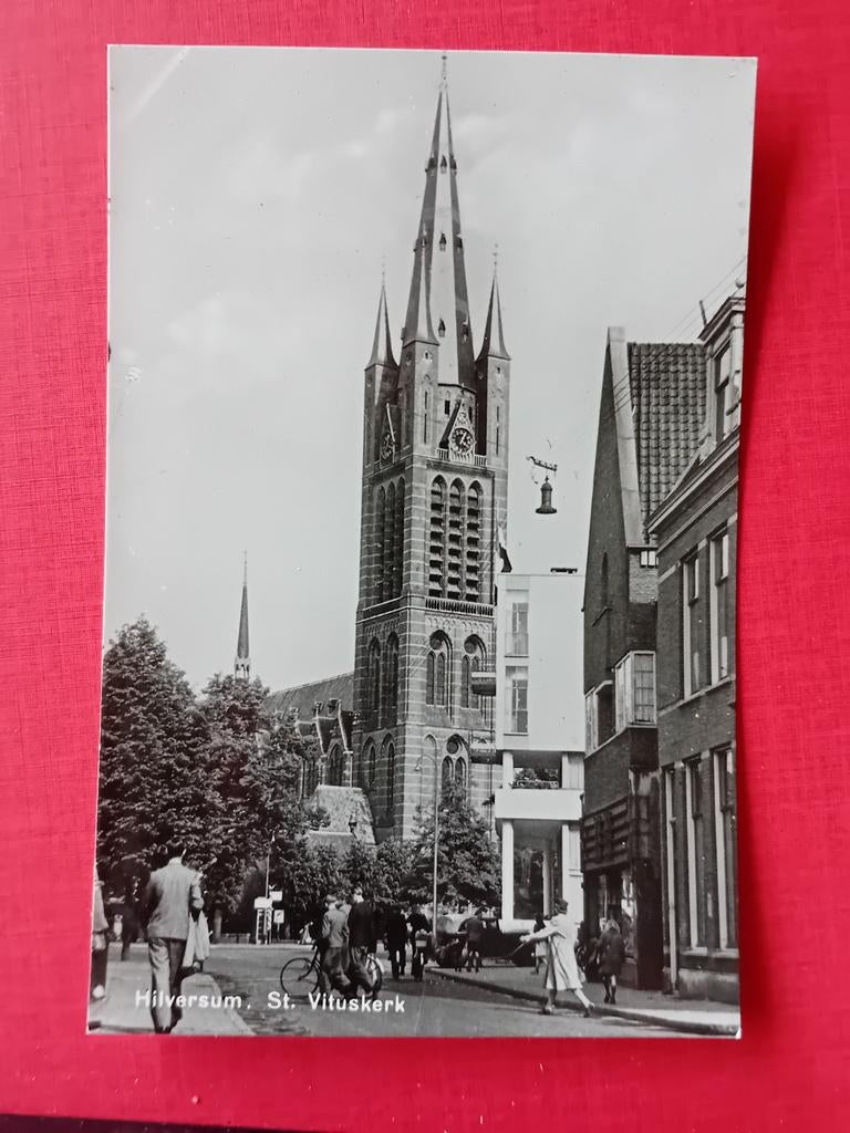 Ansichtkaart Hilversum, Ophalen of Verzenden, Noord-Holland