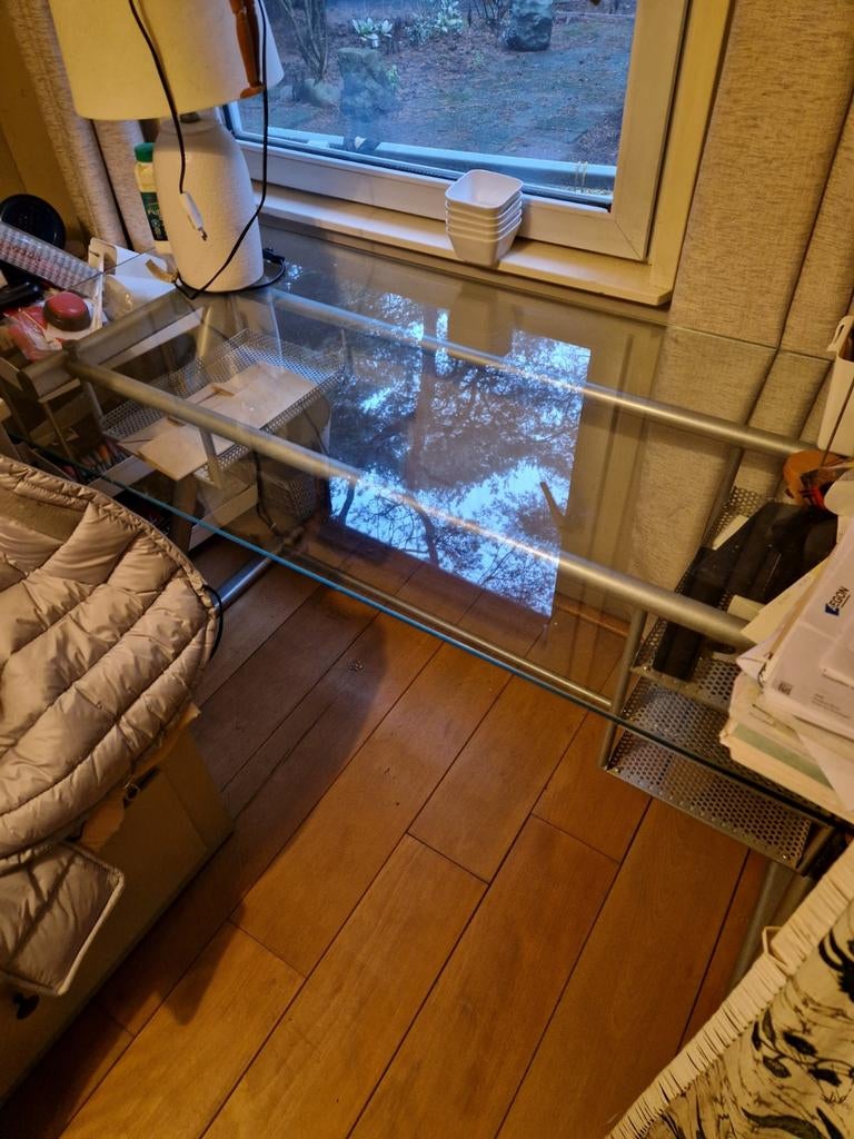 Glazen buro, Ophalen, Gebruikt