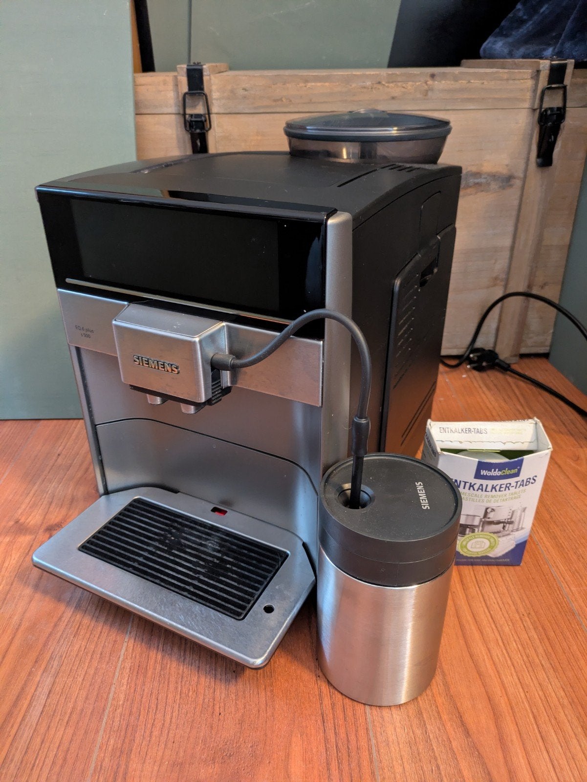 Siemens EQ.6 Plus S500 Volautomaat Espresso Machine, Ophalen of Verzenden, Espresso apparaat